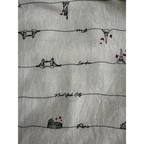 NWOT Primark Cares 100% Cotton Crewneck T-shirt Micro Landmarks T-shirt 2XL - Picture 7 of 7